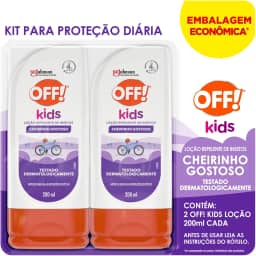 OFF! Kids Loção Repelente de Insetos e Mosquitos, 2 x 200ml