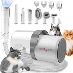 Aspirador de Pó para Animais de Estimação 2.5L Aspirador de pêlos para cães, aspirador potente de 10000Pa para pêlos de cães, 7 ferramentas (220V Volts)