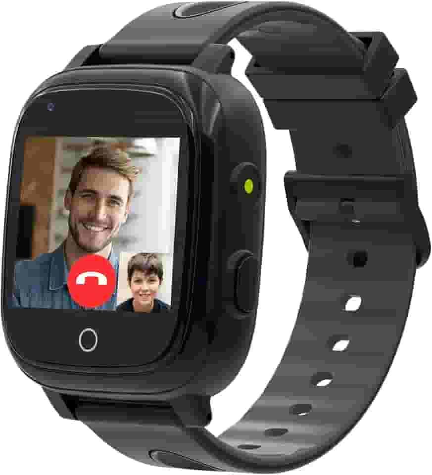 Toloso Relógio infantil com rastreador GPS preto