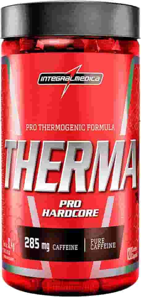 Integralmedica Therma Pro Hardcore Termogênico - 120 Cápsulas - 285mg de Cafeína por Dose