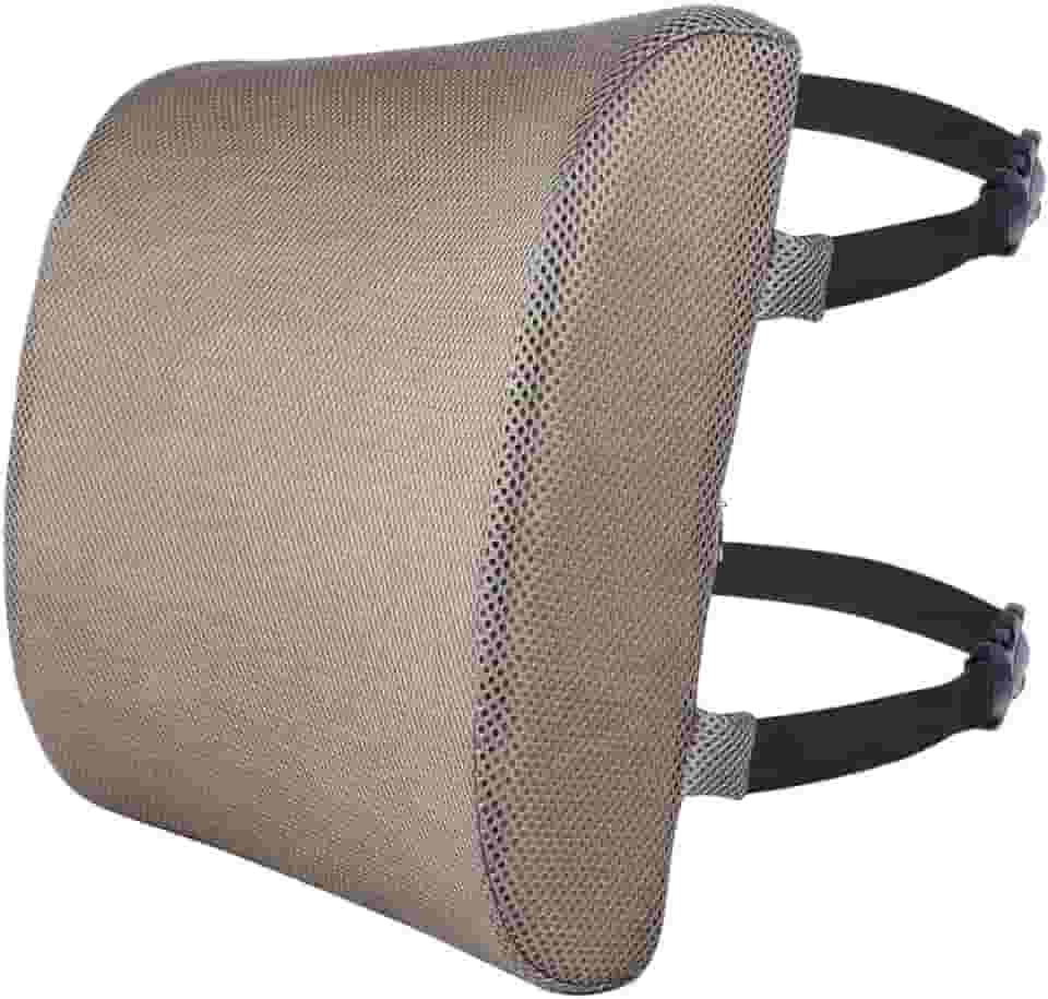 Encosto Lombar Almofada Ortopédica De Cadeira com Alças Ajustáveis - Dr Coluna