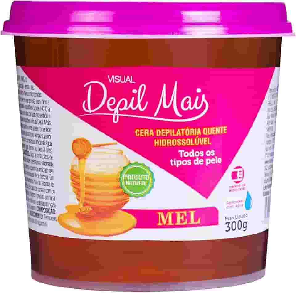 Cera Depilatoria Quente Hidrossolúvel 300G Mel