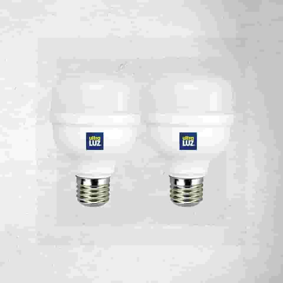 Kit 2 Lâmpadas Led 40w Bulbo Alta Potência E27 Branco Frio 6500k Bivolt