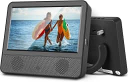 Tela de TV IPS 1080P de 7 polegadas, televisão pequena com sintonizador digital ATSC, porta USB/TF, entrada HDMI, mini TVs para acampamento e cozinha