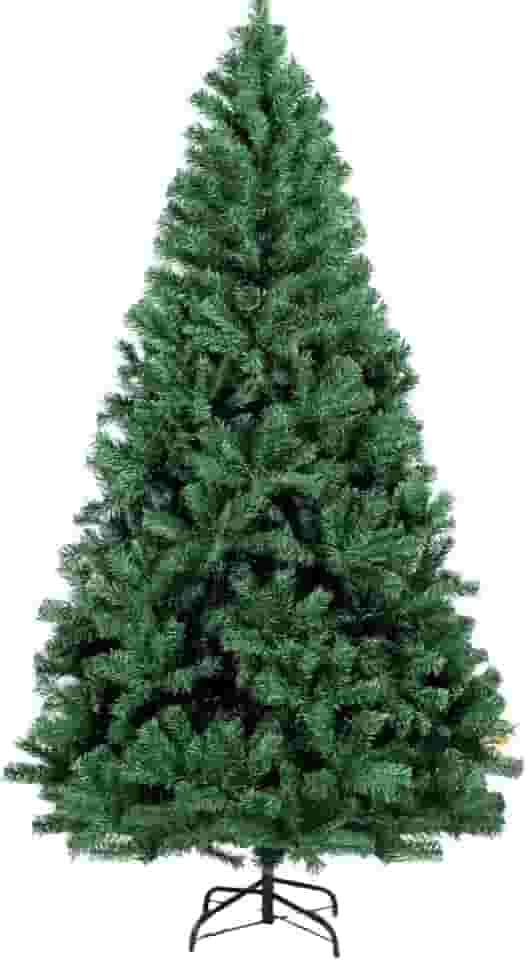 Árvore de Natal Pinheiro Luxo Clássica 2,10m Cheia com 1200 Galhos Festa 365 - Verde Realista, Estrutura Premium e Base de Metal Reforçada, Ideal para Decoração de Alto Padrão