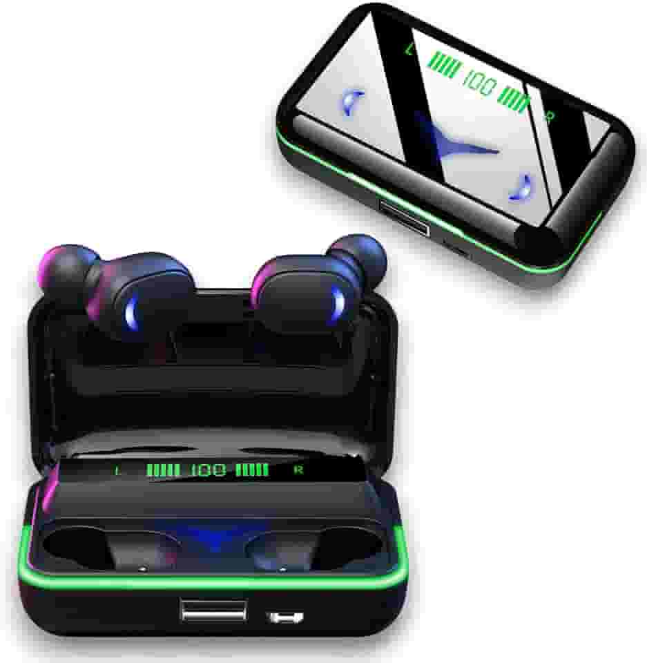 Fone De Ouvido Sem Fio Bluetooth E10 Compatível Com Android Iphone Notebook Resistente a Água Com Carregador Portátil