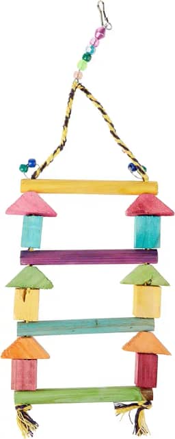 Pet Injet Brinquedo para Papagaio Escada Colorida