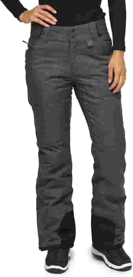 Calça cargo feminina isolada para esportes de neve