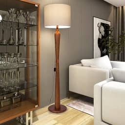 abajur De Chão Imperial DMOB - Classica e Sofisticada (Palha)