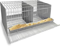 Gaiola Viveiro Codorna Gigante Poedeira Ovos Postura 16 Aves