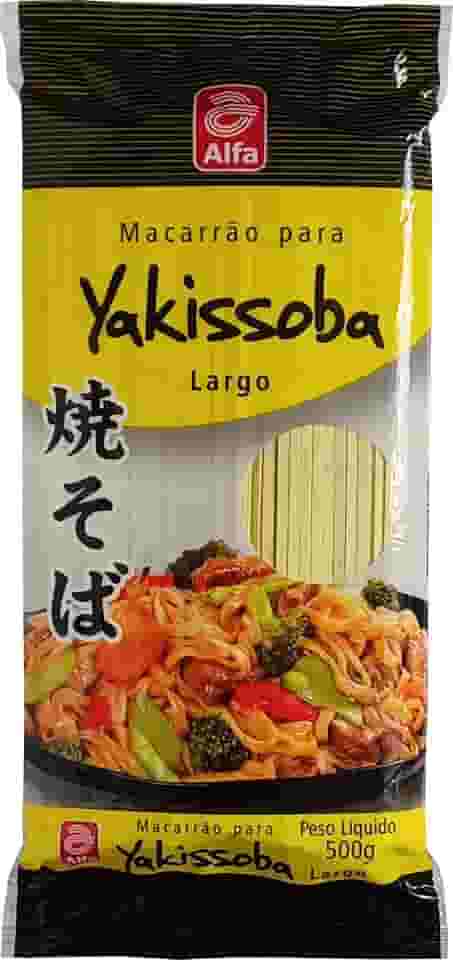 Macarrão Yakissoba Largo Alfa 500g