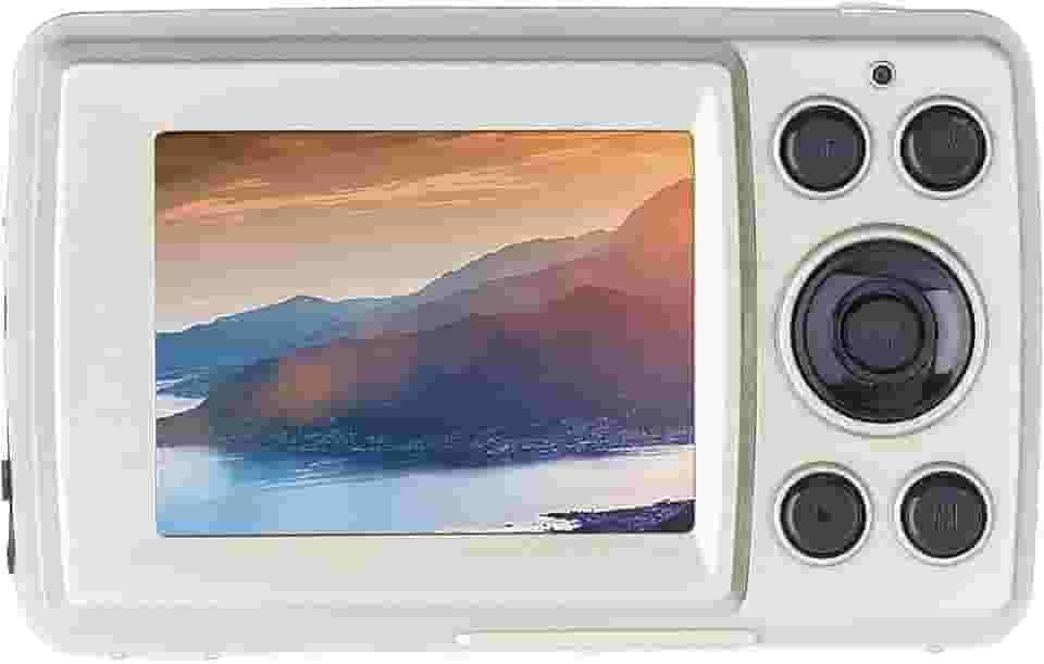 Mini Câmera Digital, Câmera Digital Barata 720p 16mp Câmeras para Fotografia Com Tela LCD de 2,4 Polegadas Câmera de Viagem para Meninos Meninas Adolescentes (Ouro)