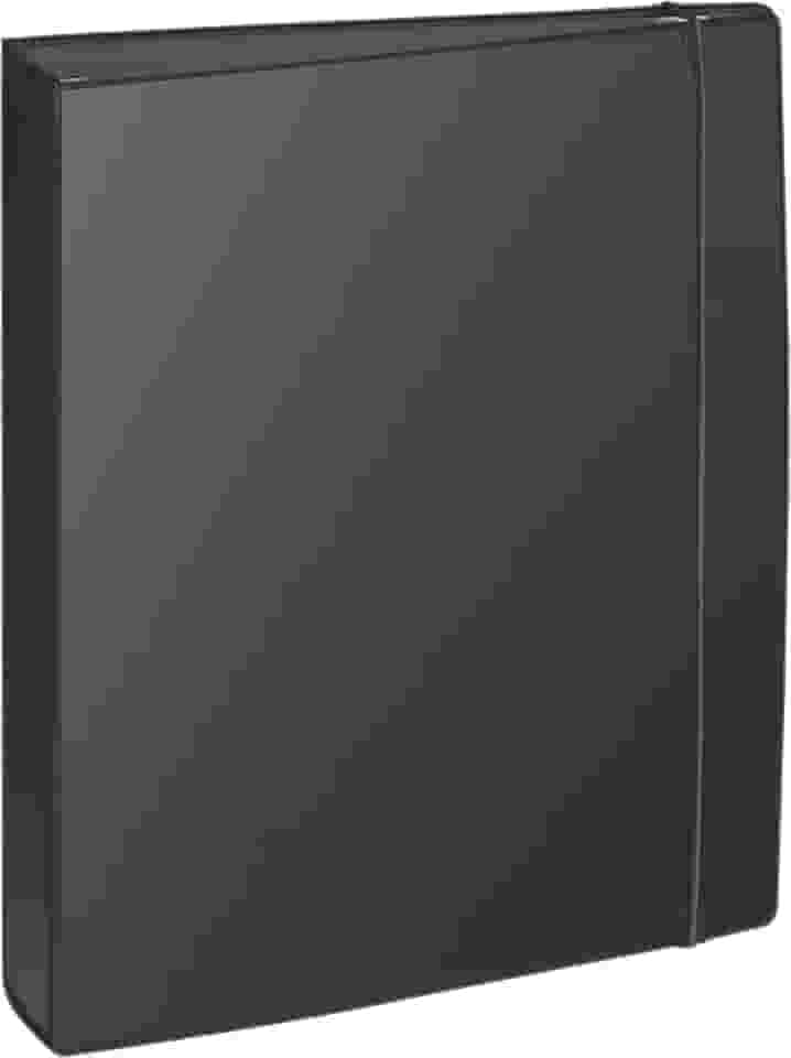 Acrimet Fichário Universitário com 4 Argolas A4, Cor Preto, 804.6