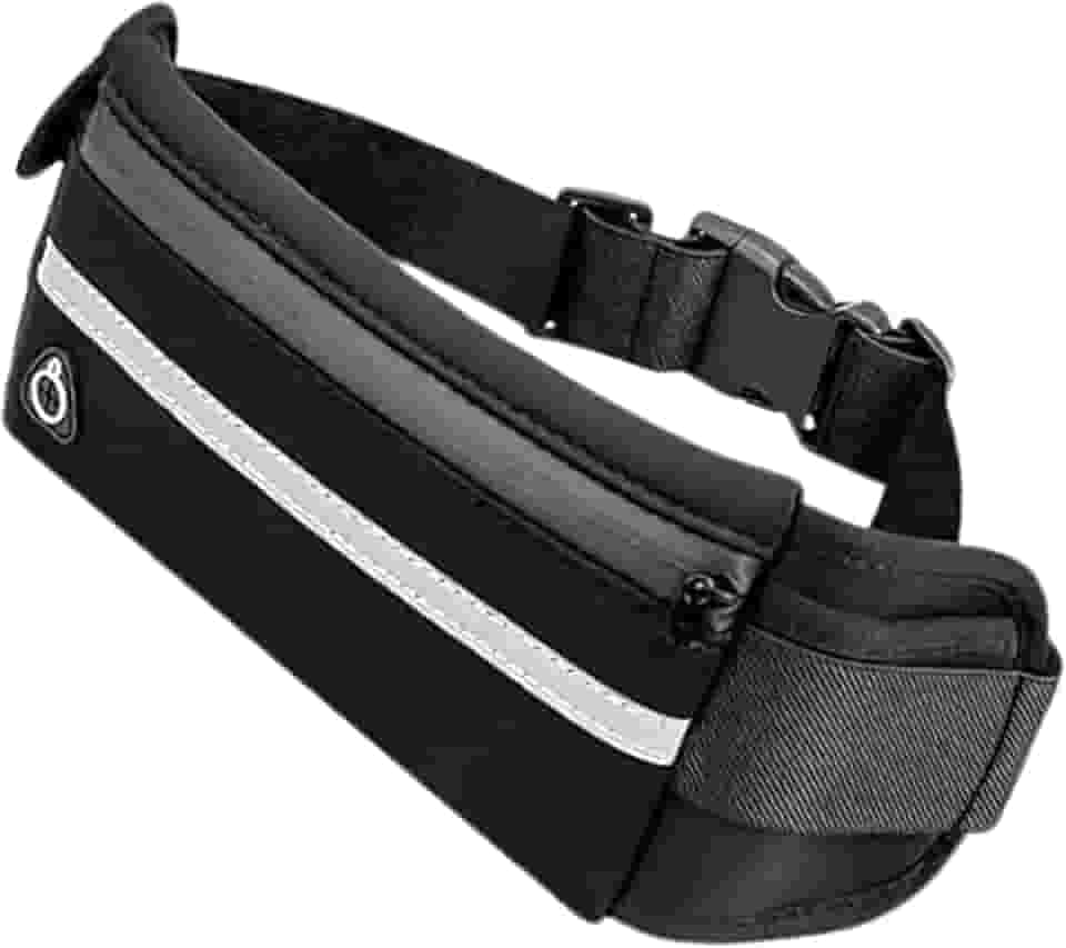 Pochete Corrida Fitness Slim Linha Premium Impermeável Porta Celular e Documento, Academia, Bike, Caminhada, Trilha, Acampamento – Antifurto Masculina e Feminina