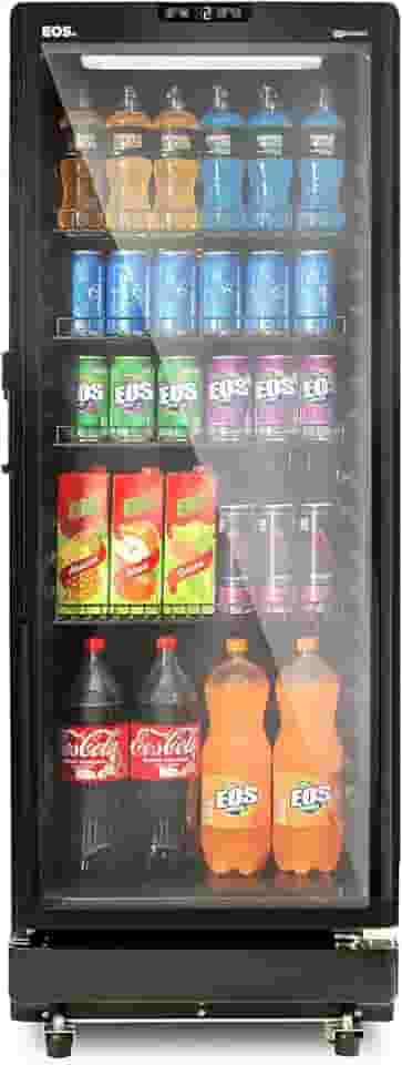 Refrigerador Expositor Vertical EOS 231 Litros Eco Gelo Digital All Black EEV210P 220V