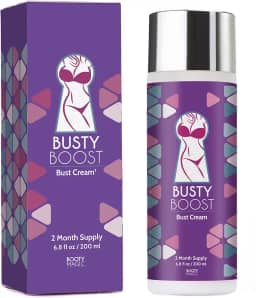 Booty Magic Creme Para Aumento Dos Seios Busty Boost – Natural Firmador E Lifting Mais Cheios Firmes Infundido Com Raiz De Maca, Inhame Selvagem, Resina Guggul Centelha Asiática (Suprimento 2 Meses)