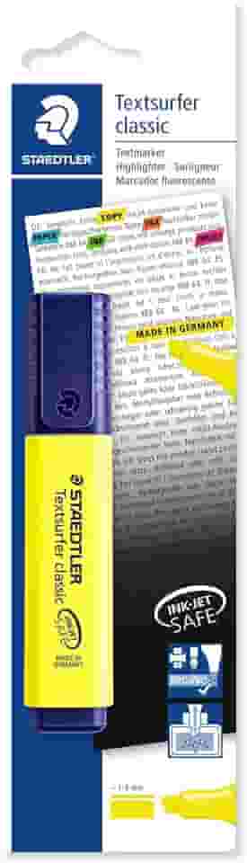 Marcador de Texto, Staedtler, Textsurfer Classic, 364-1 03, Amarelo