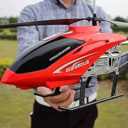 Gigante Grande Helicóptero RC 85CM 3.5 Canais Com Giroscópio Luz LED Carregamento De Avião Elétrico Drone Iniciante Para Meninos E Crianças