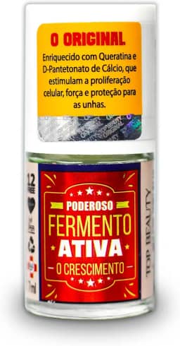 Esmalte Tratamento Top Beauty 7ml SOS Unhas - Fermento, Top Beauty
