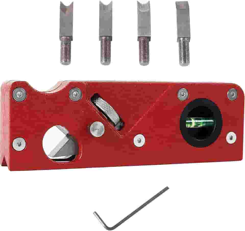 Avião de chanfro para madeira, plaina manual de madeira para aplainamento de bordas rápidas e corte radiano de canto, quatro tipos de cabeças de cortador, ferramentas para marcenaria profissionais e iniciantes