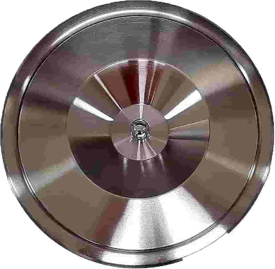 Cesto Lixeira de Embutir 5 Litros Inox Escovado E Alumínio