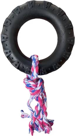 Brinquedo Para Cachorro,Pneu Pequeno com Corda,Brinquedo Para Cães,Brinquedo Pet