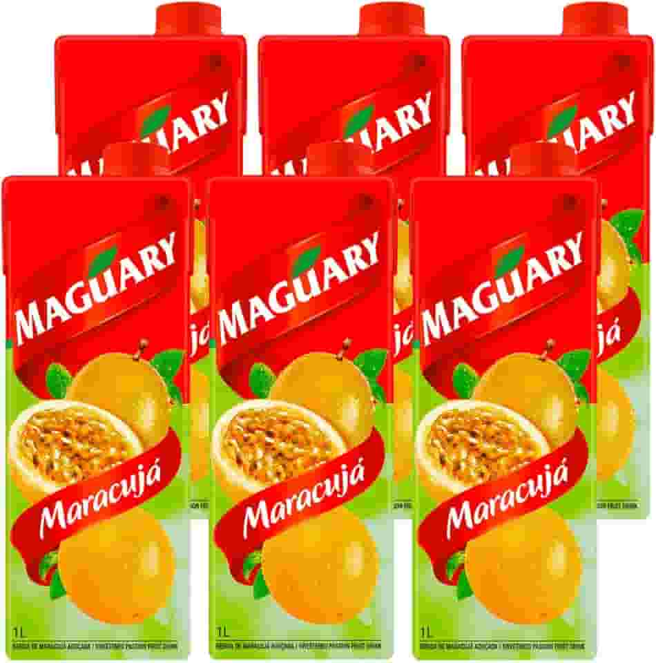 Suco Maguary Néctar de Maracujá 1l 6 Unidades