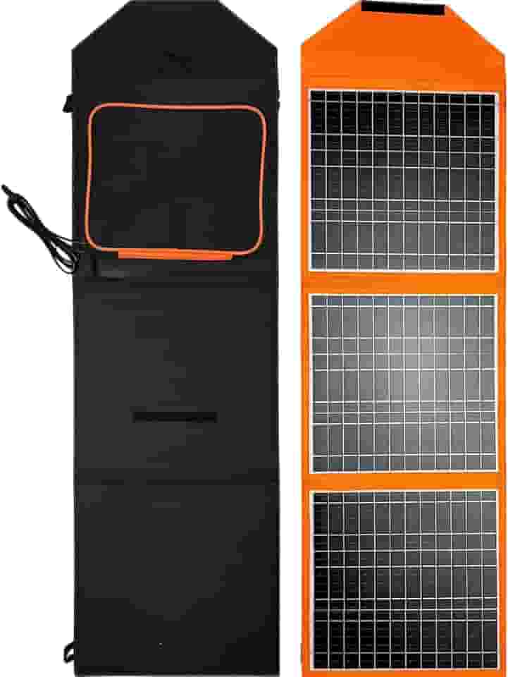 Placa de carregamento Energia Solar Portátil Painel Dobrável com Conector USB (30w)