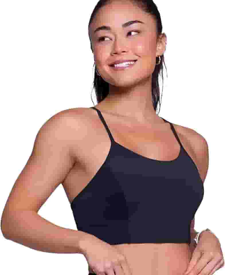 Top com Recorte Cirrê Bojo Removível Selene Feminino Adulto