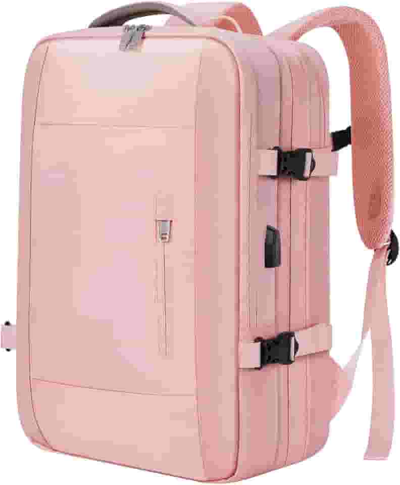 Romantic Crown Mochila de Viagem Expansivel Masculina Feminina, Mochila Para Notebook Executiva Impermeável Reforçada Cabo USB, Trabalho, Escola, Viagens