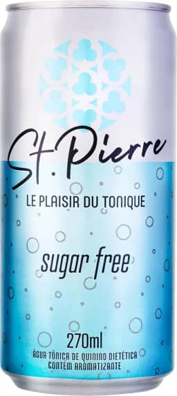 Agua Tonica St Pierre Sugar Free Lata 270 Ml ST PIERRE Sabor 270Ml
