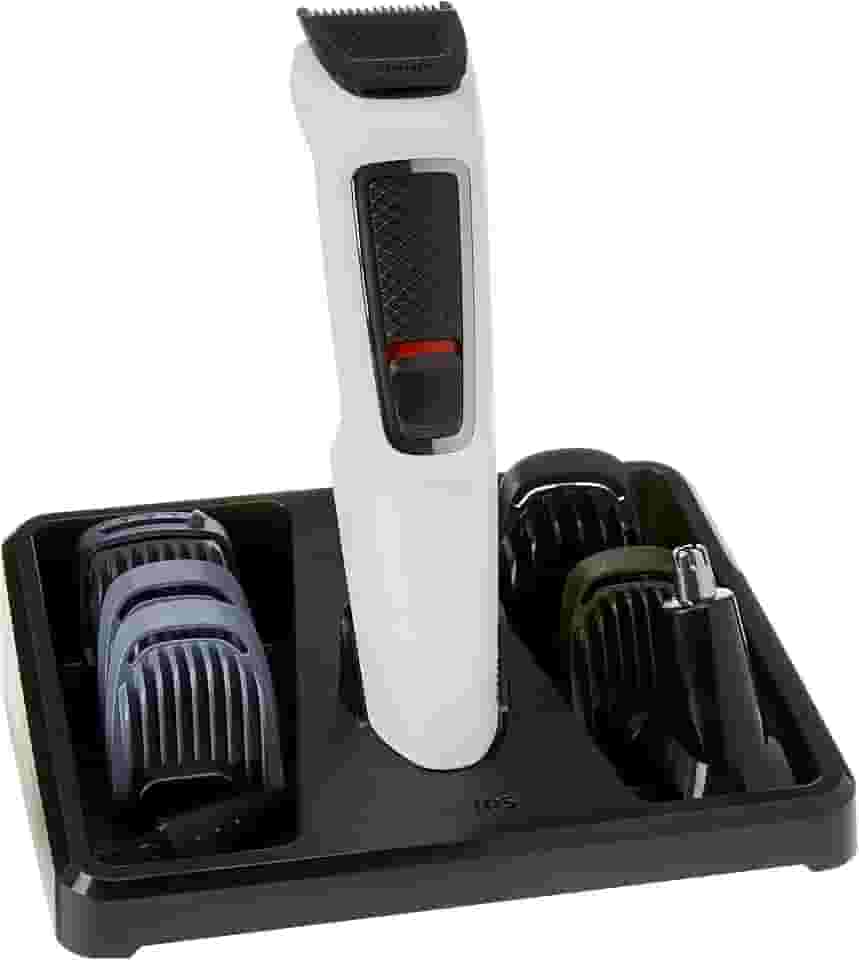 Aparador de Pelos 7 em 1 Philips MG3721/77 Series 3000 Bivolt - Máquina de barba com 7 Acessórios
