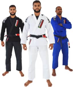 Kimono de Jiu Jitsu Brazil Combat Xtra-lite Competidor Profissional CBJJ IBJJF Unissex Trançado