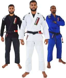 Kimono de Jiu Jitsu Brazil Combat Xtra-lite Competidor Profissional CBJJ IBJJF Unissex Trançado