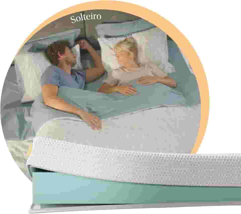 Colchão Solteiro de espuma D28 Emma Basics 17cm – com tecnologia alemã, 100 noites de teste e 5 anos de garantia.
