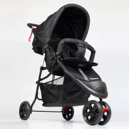 Carrinho De Bebê Easygo Com Cesto 3 Rodas Passeio Até 15kgs - Kababy