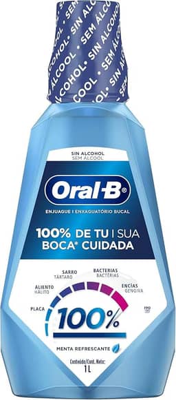 Enxaguante Bucal Oral-B 100% De Sua Boca Cuidada 1L