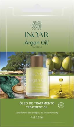 Inoar Óleo de Argan Blister – Ação Antioxidante, Hidratação, Brilho e Finalização com Redução de Frizz - 7ml