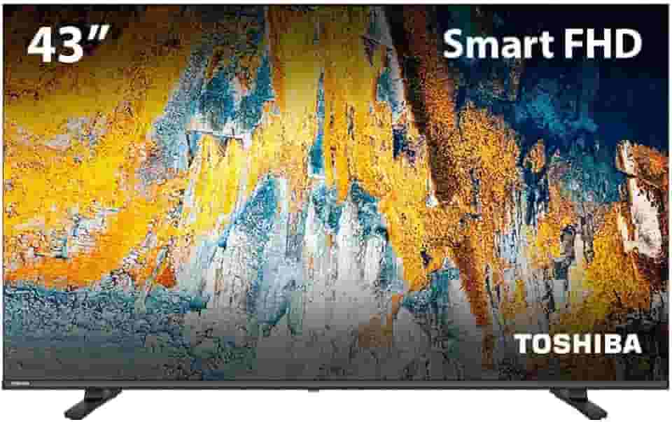 Smart TV DLED 43 FULL HD Toshiba 43V35L VIDAA 2 HDMI 2 USB Wi-Fi - TB017M