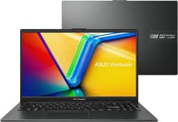 Notebook ASUS VivoBook Go 15, AMD RYZEN 5 7520U, 8GB, 256GB SSD, KeepOS, Tela 15,6' FHD, Mixed Black - E1504FA-NJ731
