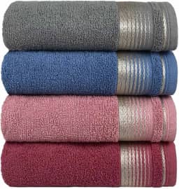 Kit 4 Toalhas de Banho Banhão Gigante Berlim 75x150cm - (KIT 1)