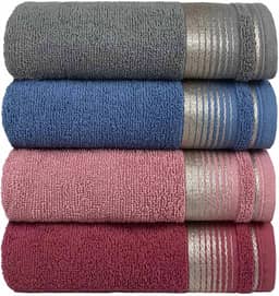 Kit 4 Toalhas de Banho Banhão Gigante Berlim 75x150cm - (KIT 1)