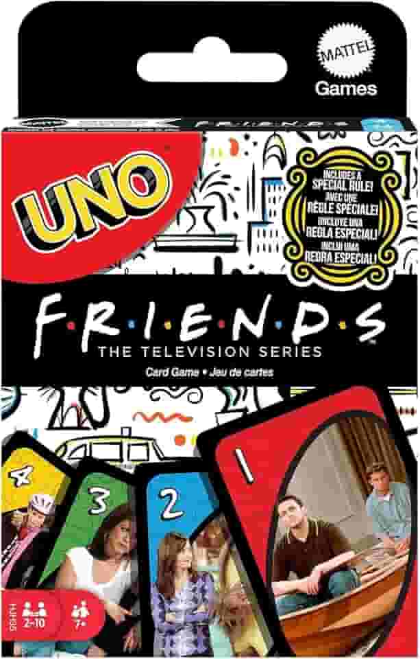 UNO Friends, Jogo de Cartas Inspirado No Programa de Televisão, Para Crianças, Adultos & Noite de Jogos, Mattel