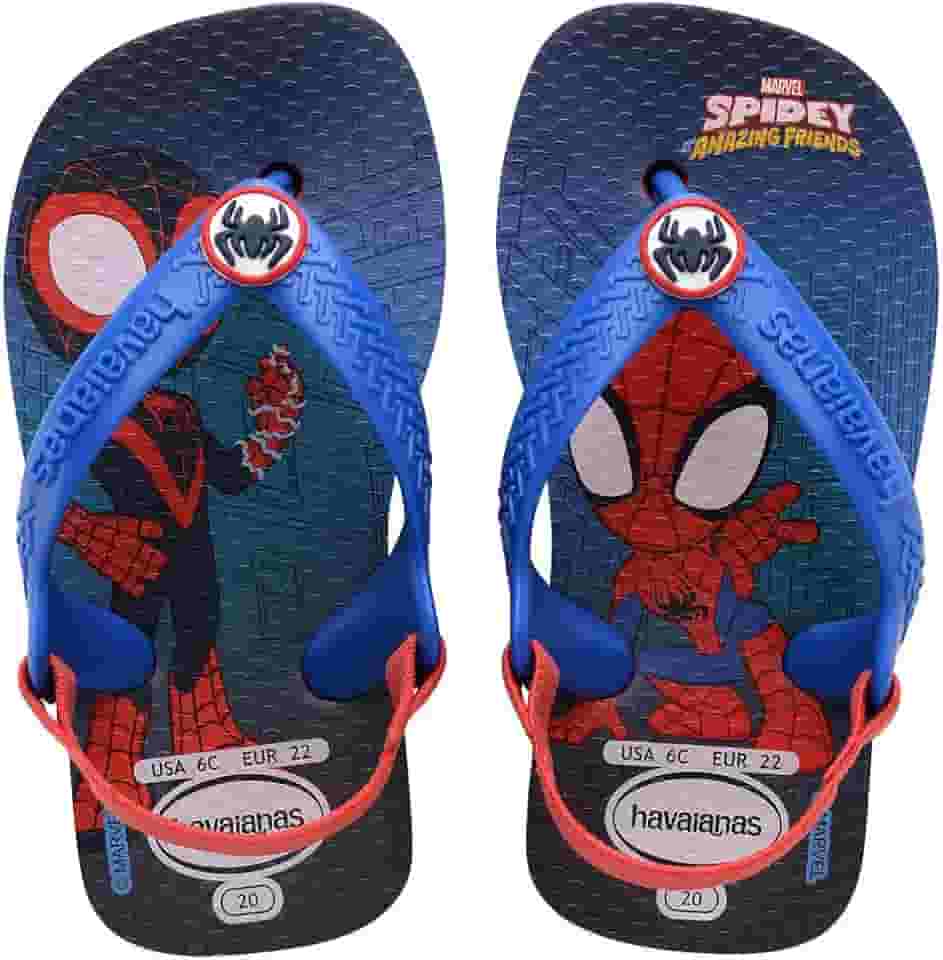 Chinelo Havaianas Baby Marvel II - Original COR:Vermelho;TAMANHO:17/18