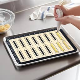 Tapete de silicone para assar, macarrão, pastelaria, biscoitos, grau profissional, antiaderente