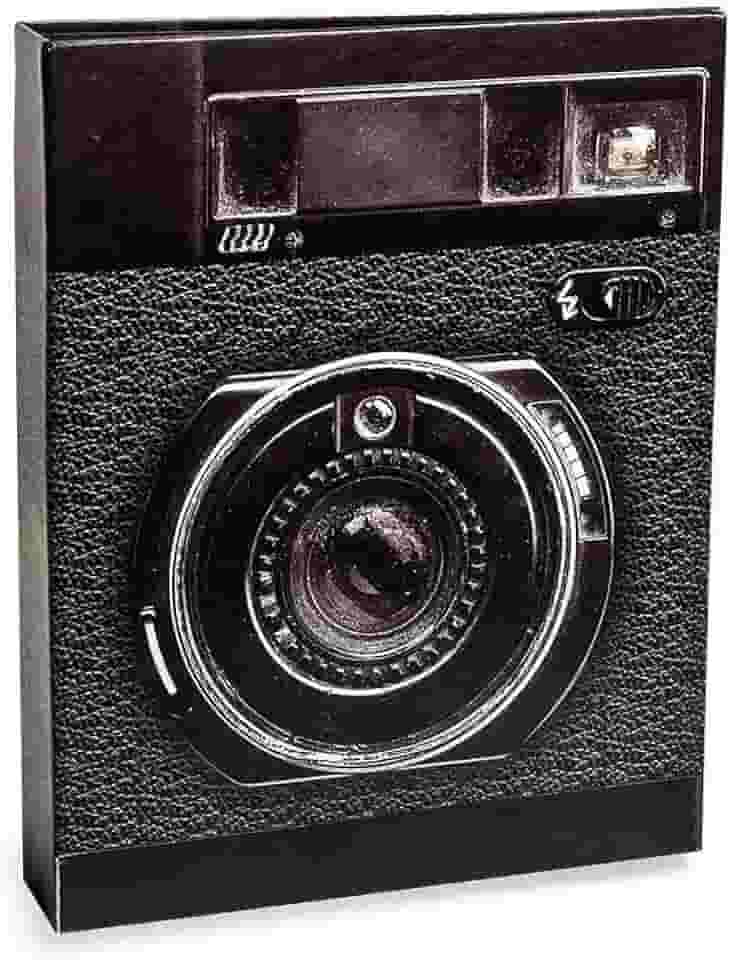 Álbum de Fotos Camera Fotográfica - 160 Fotos 10x15 cm - Preto - 23x18,4 cm