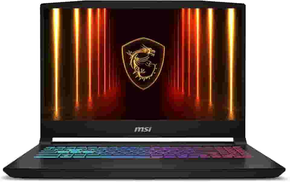 MSI Laptop para jogos Katana 15 HX 39.6 cm 165Hz QHD+: Intel Core i9-14900HX, NVIDIA Geforce RTX 5070, 32GB DDR5, SSD NVMe de 1TB, teclado RGB, Win 11 Home: Preto B14WGK-016US
