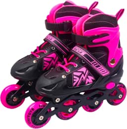 Patins Radical Inline Rosa Tamanho 38-41 (G)