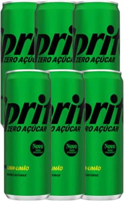 Sprite Zero Açúcar Lata 310ml - Pack com 6 Unidades