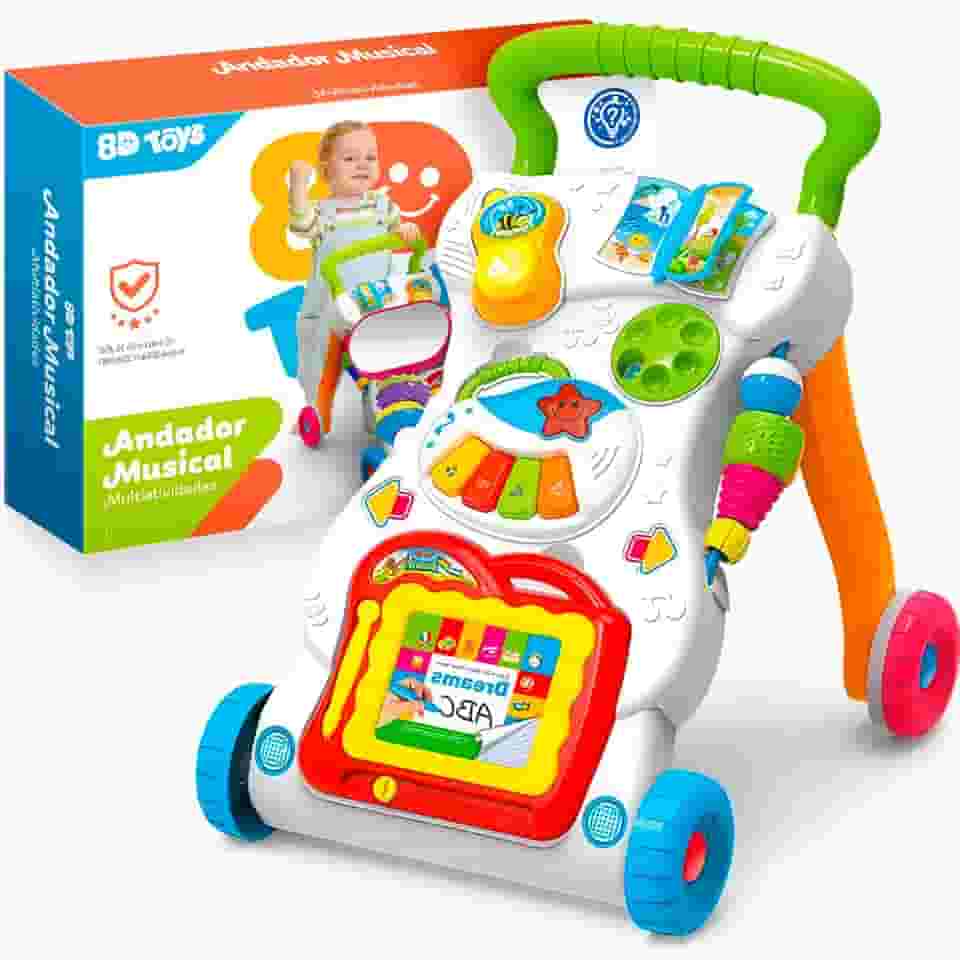 Andador Educativo Didático Musical 8D Toys Ginasio Andador para Bebê Andador Centro de Atividades Para bebe Infantil